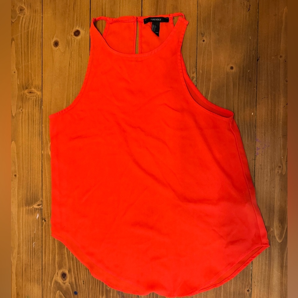 Forever 21‎ Bright Orange Tank Top